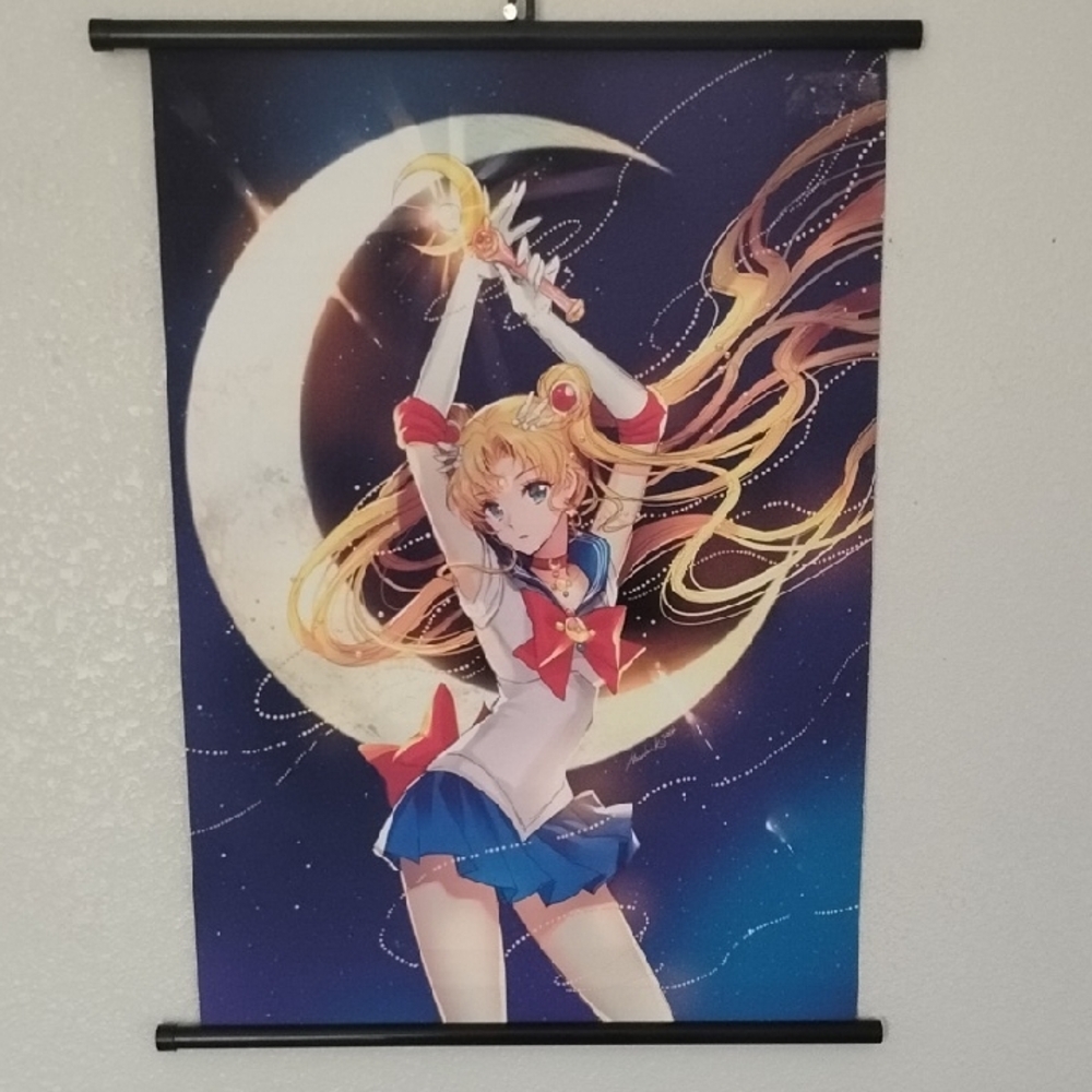Sailor Moon Wall Art Poster - Multicolor